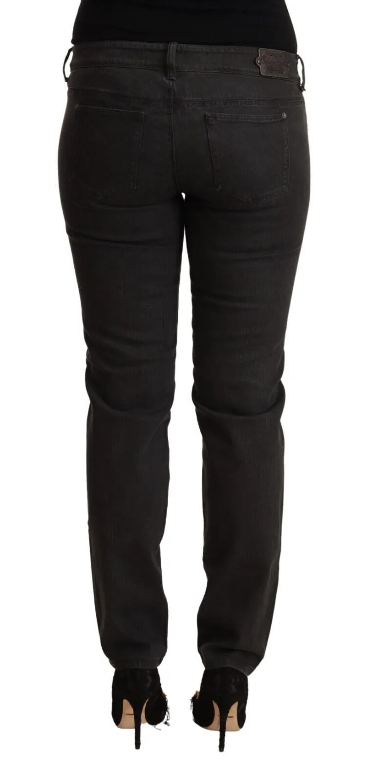Black Low Waist Skinny Denim Cotton Jeans sold by Lord & Taylor product image thumbnail 3