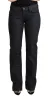 Dark Blue Cotton Stretch Low Waist Straight Denim Jeans sold by Lord & Taylor