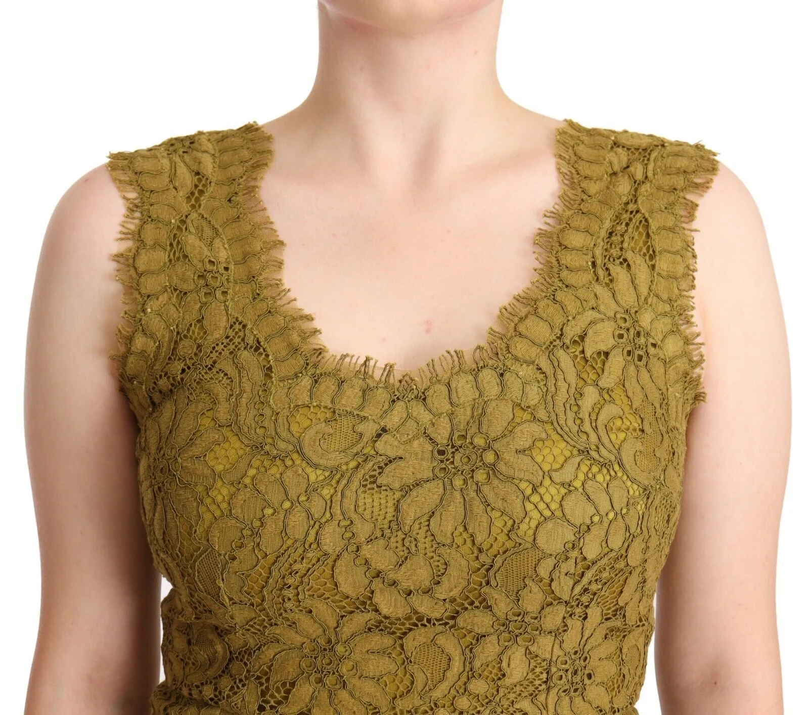 Brown Floral Lace Maxi Floor Length Dress sold by Lord & Taylor product image thumbnail 5