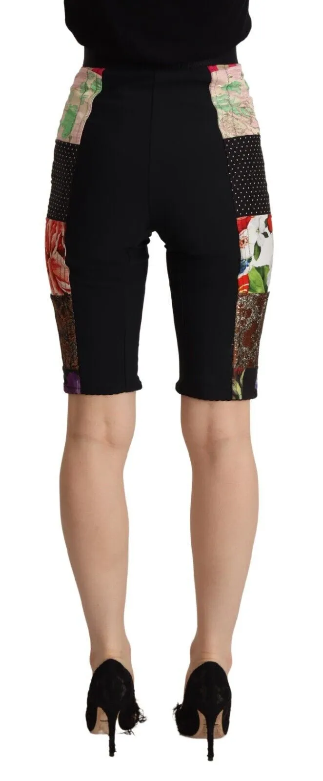 Multicolor Patchwork High Waist Cropped Pants sold by Lord & Taylor product image thumbnail 3