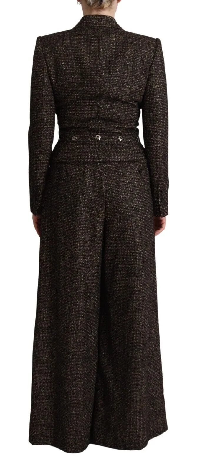 Dark Brown Wool Single Breasted 2 Pc Jacket Pants sold by Lord & Taylor product image thumbnail 3