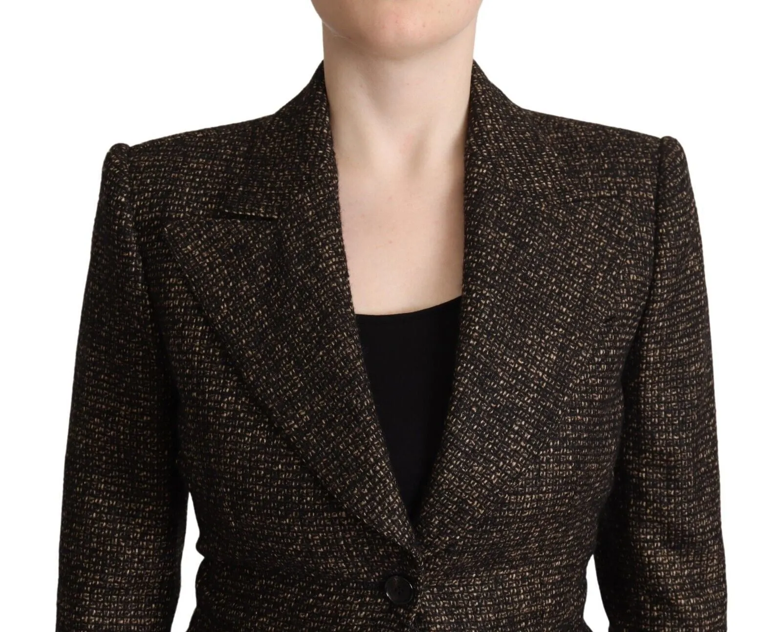 Dark Brown Wool Single Breasted 2 Pc Jacket Pants sold by Lord & Taylor product image thumbnail 4