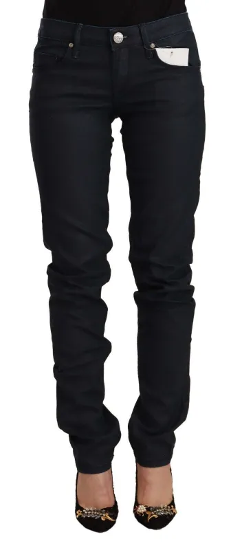 Black Cotton Low Waist Slim Fit Denim Jeans sold by Lord & Taylor