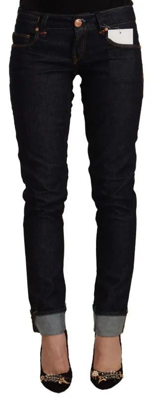 Black Cotton Low Waist Slim Fit Denim Jeans sold by Lord & Taylor