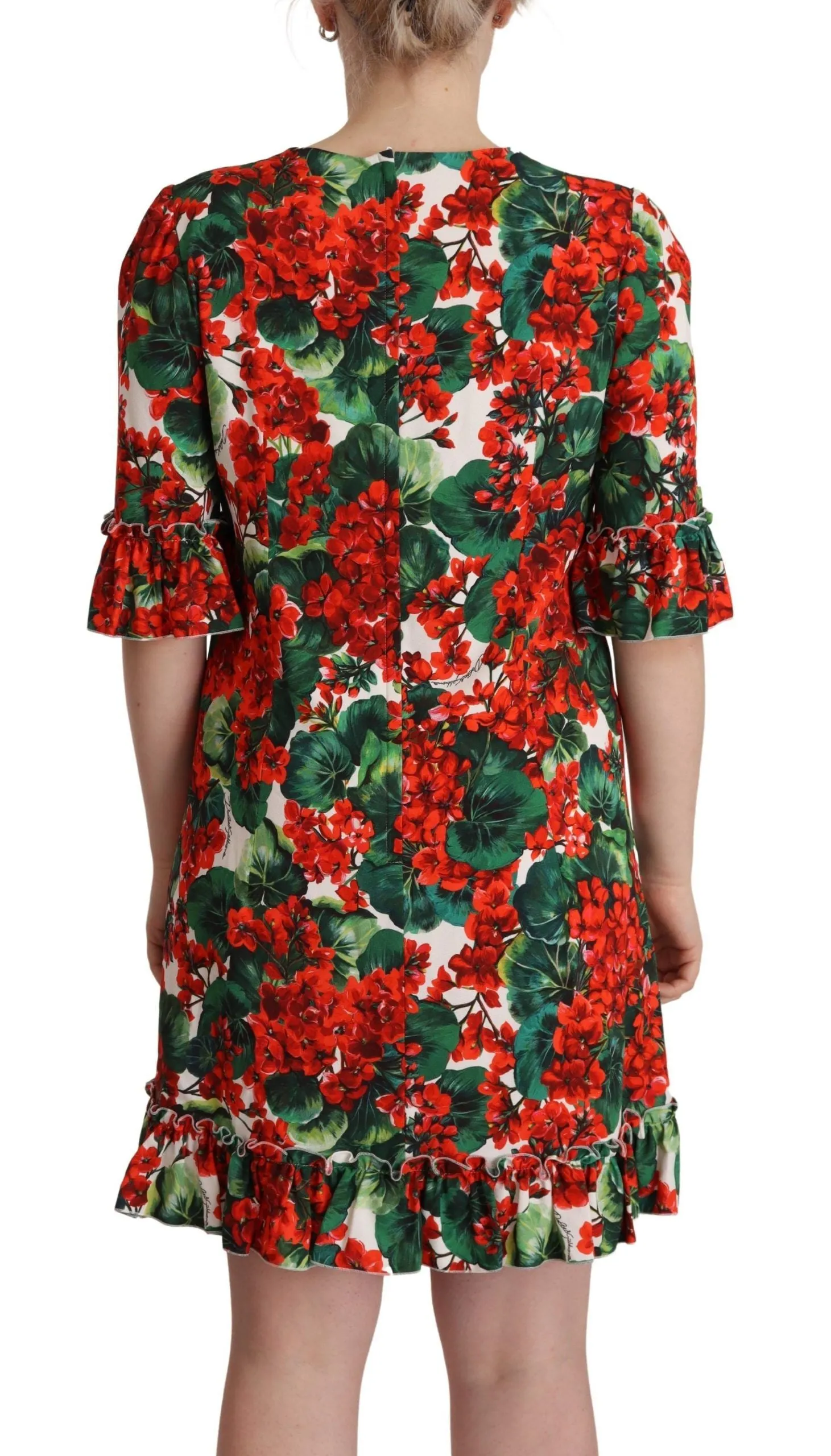 Multicolor Red Floral Shift Gown Dress sold by Lord & Taylor product image thumbnail 3