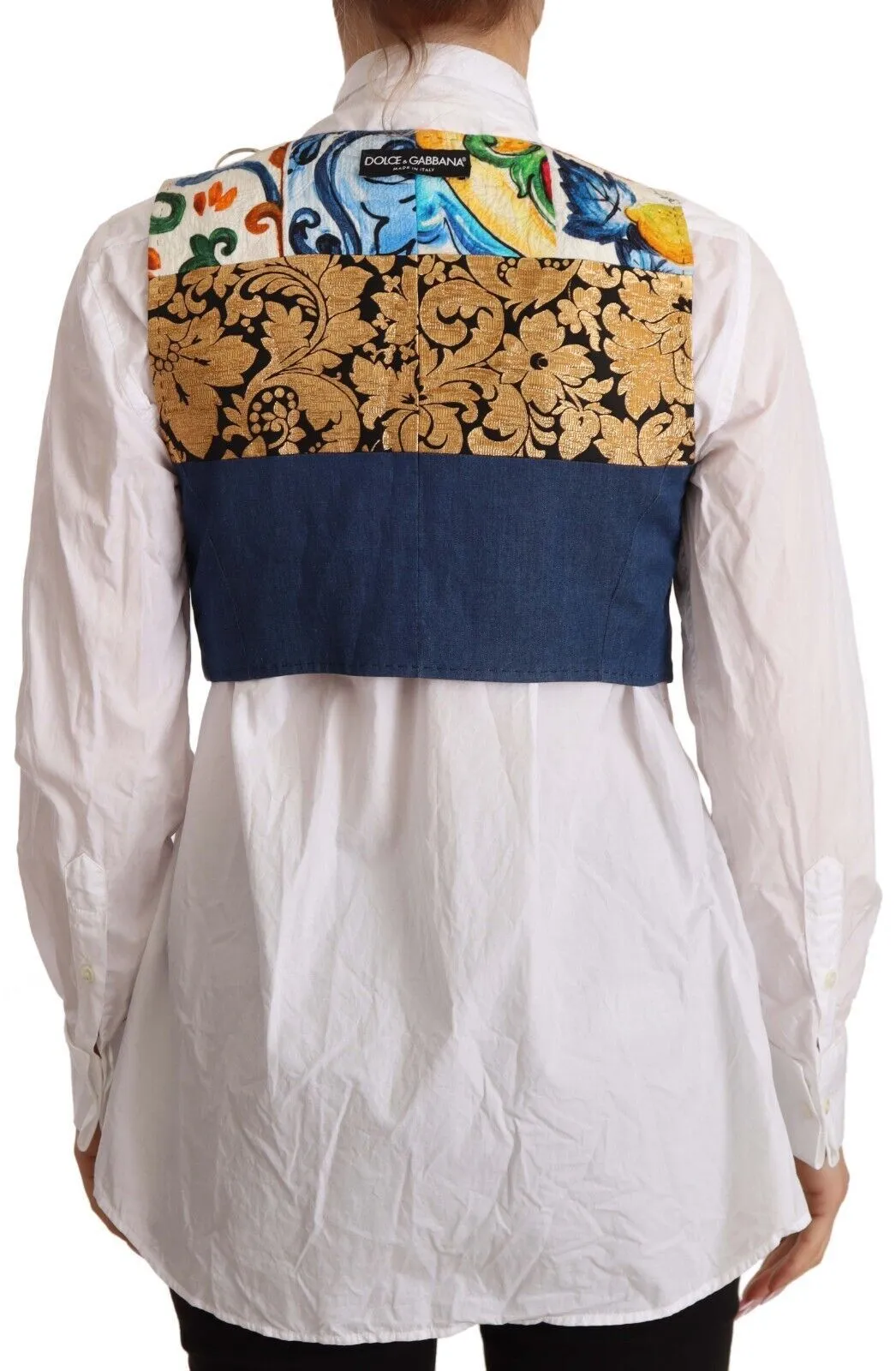 Multicolor Embellished Waist Coat Cotton Top sold by Lord & Taylor product image thumbnail 3