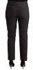Black Striped Wool Tapered Trouser Pants sold by Lord & Taylor