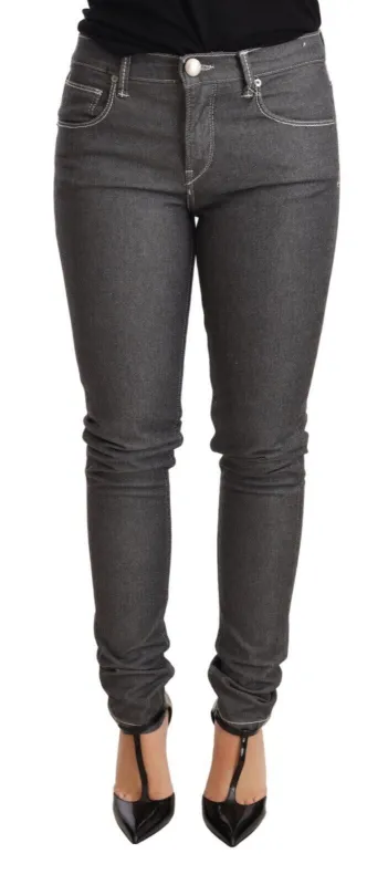 Gray Low Waist Skinny Denim Trouser Jeans sold by Lord & Taylor