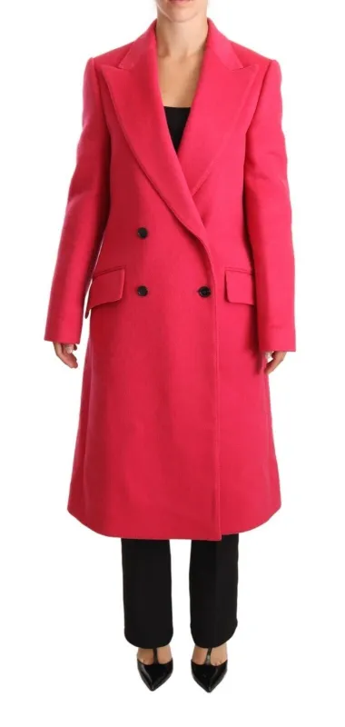 Pink Double Breasted Trenchcoat Jacket sold by Lord & Taylor