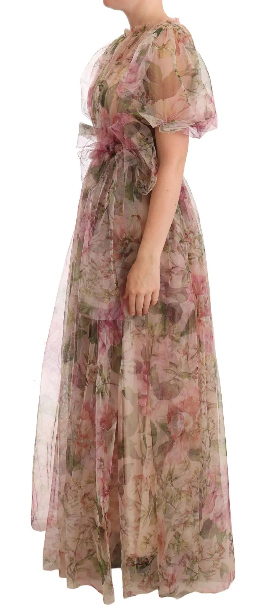 Multicolor Floral Print Long Maxi Gown Dress sold by Lord & Taylor product image thumbnail 4