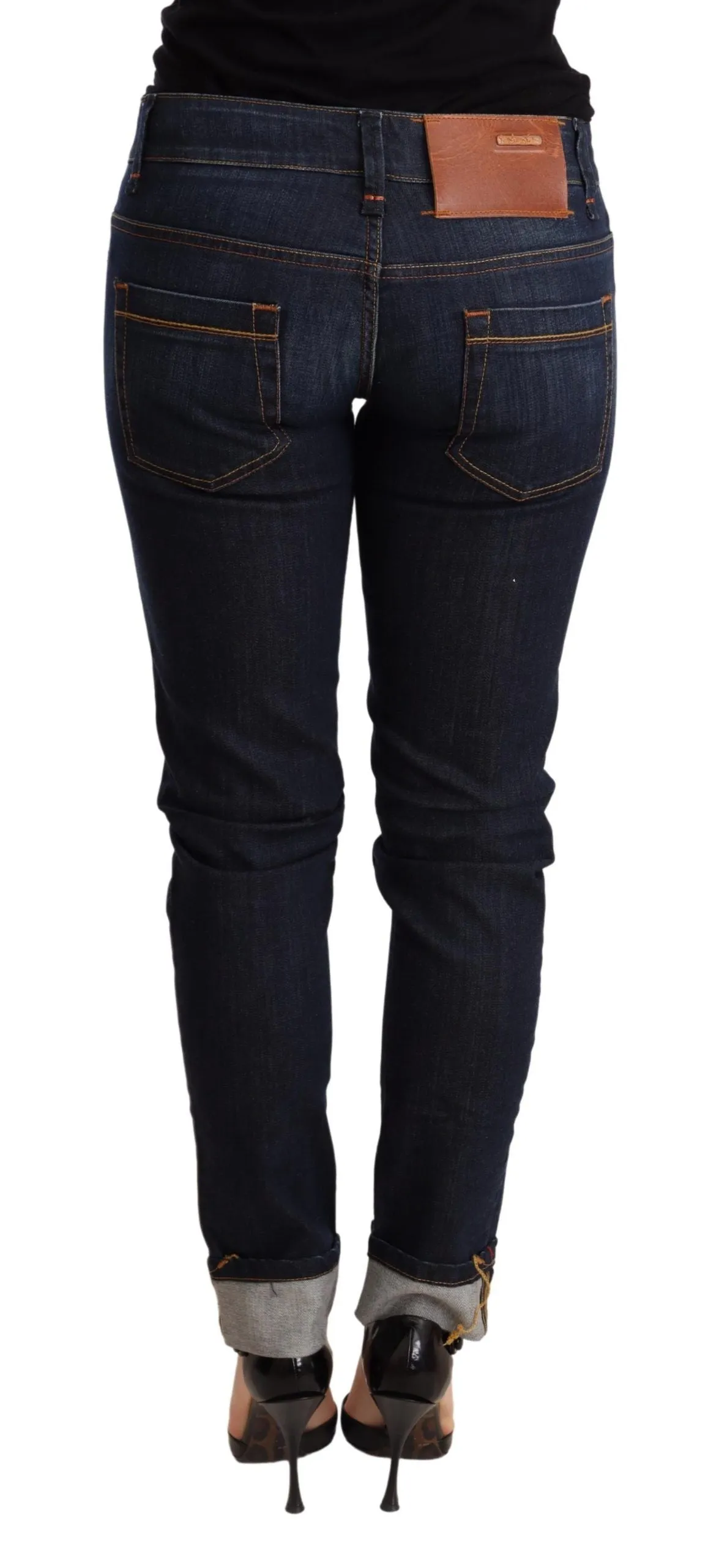 Blue Washed Low Waist Skinny Denim Trouser sold by Lord & Taylor product image thumbnail 3