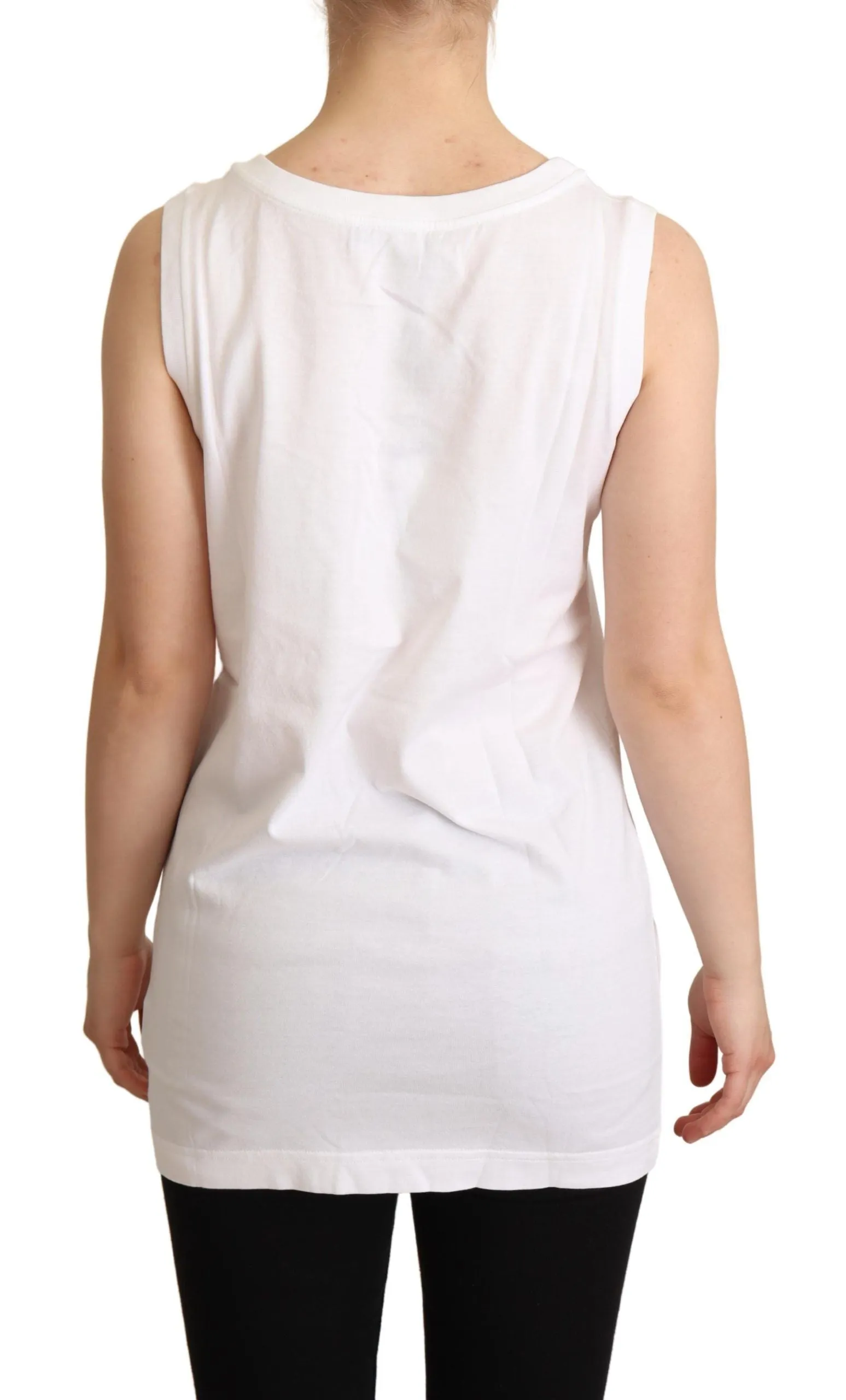 White La Moda Crystal Tank Top T-shirt sold by Lord & Taylor product image thumbnail 3