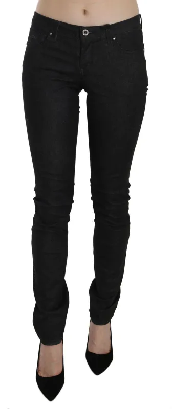 Black Low Waist Skinny Casual Denim Jeans sold by Lord & Taylor