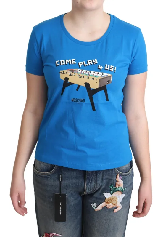 Blue Cotton Come Play 4 Us Print T-shirt sold by Lord & Taylor