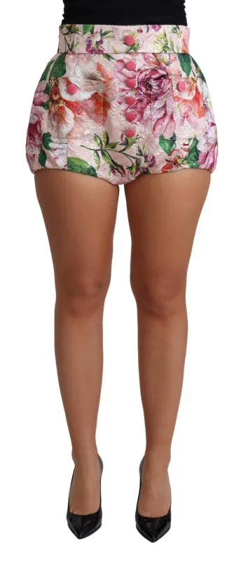Pink Cotton Floral Print Hot Pants Short sold by Lord & Taylor