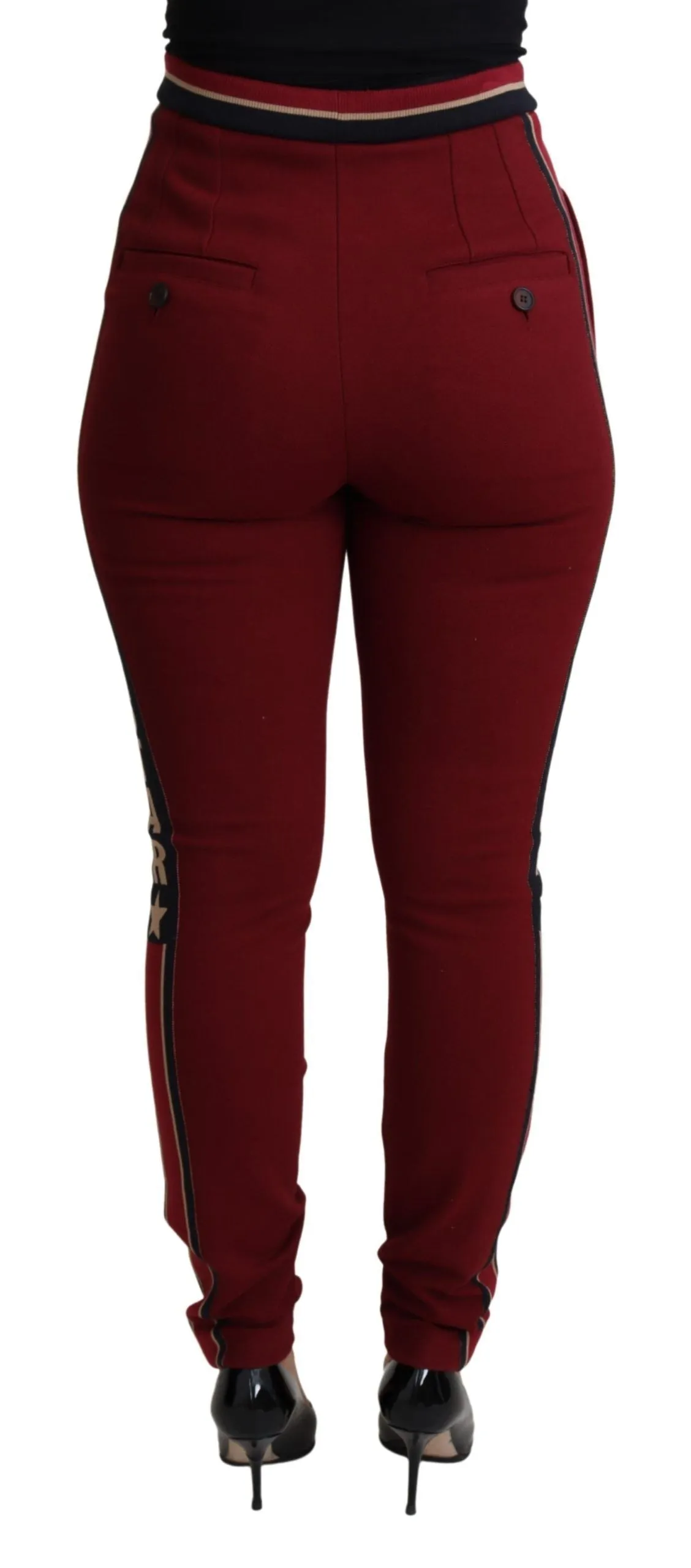 Red DG Star Striped Skinny Cotton Pant sold by Lord & Taylor product image thumbnail 3