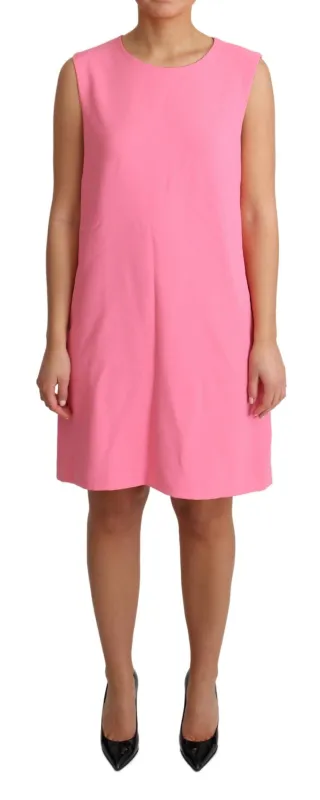 Pink Shift Sleeveless Knee Length Dress sold by Lord & Taylor