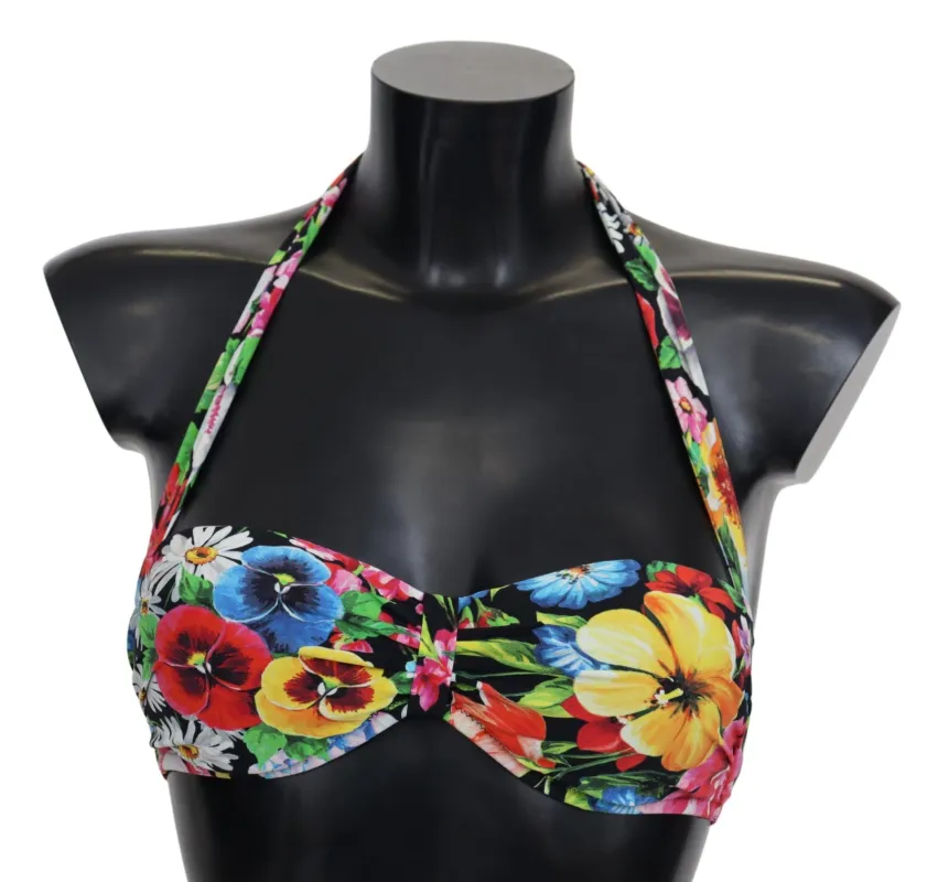 Multicolor Floral Print Swimwear Bikini Tops sold by Lord & Taylor