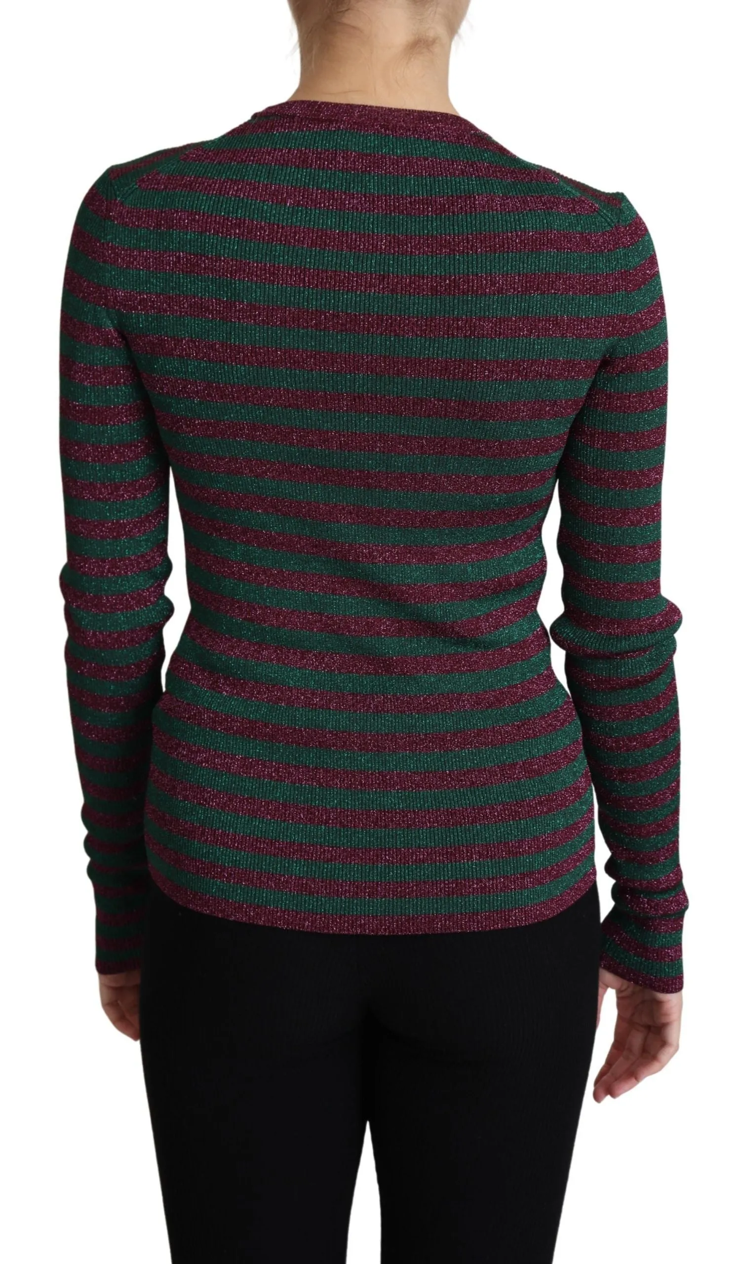 Multicolor Stripes Crew Neck Pullover Sweater sold by Lord & Taylor product image thumbnail 2