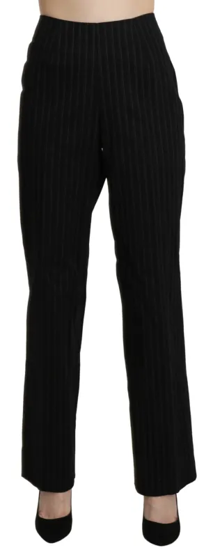 Black High Waist Straight Dress Trouser Pants sold by Lord & Taylor