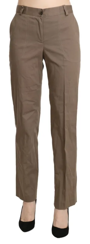 Brown High Waist Straight Dress Trouser Pants sold by Lord & Taylor