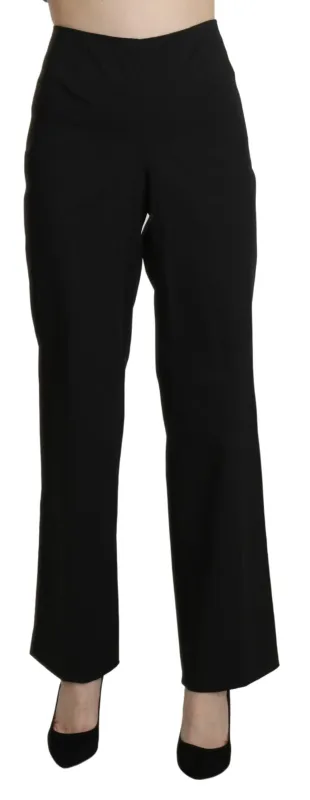 Black High Waist Straight Dress Trouser Pants sold by Lord & Taylor