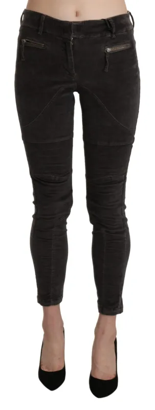 Brown Velvet Capri Cropped Cotton Pants sold by Lord & Taylor