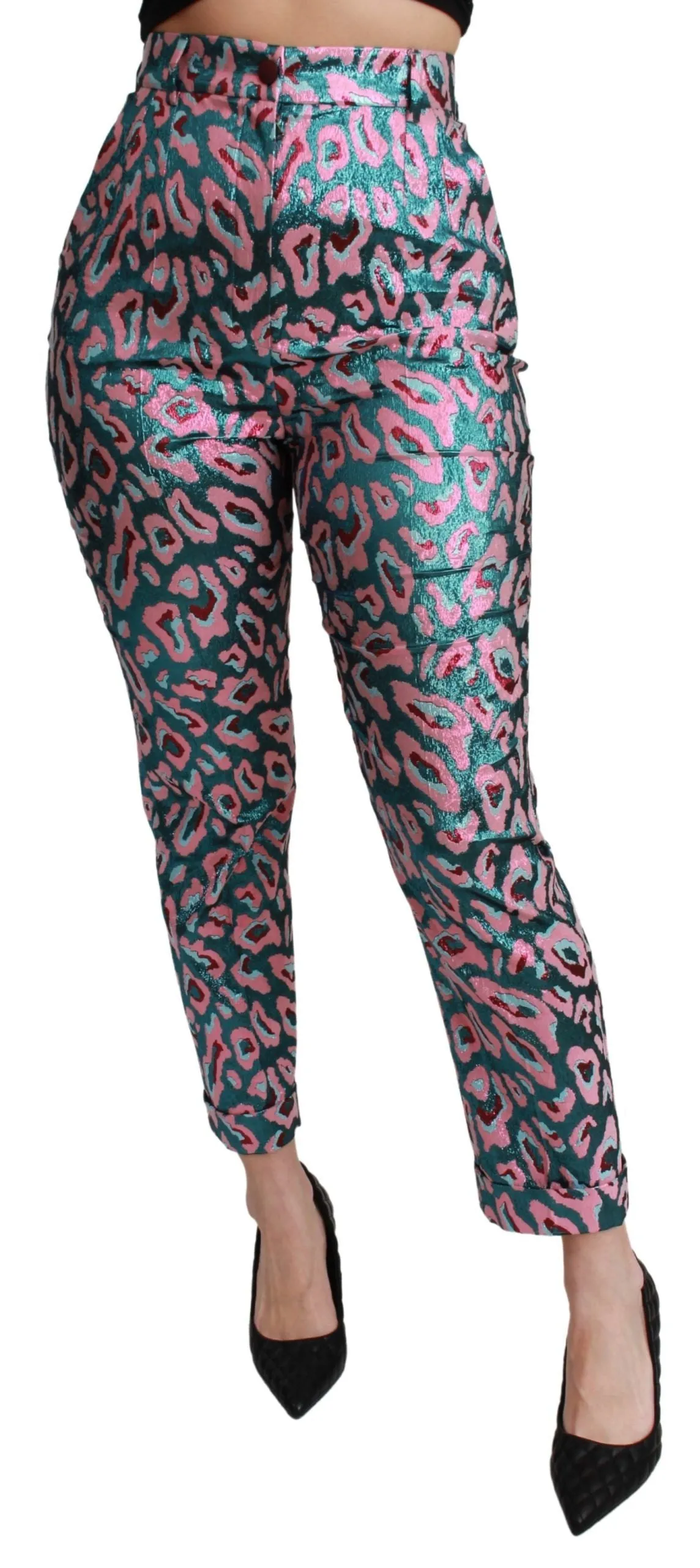 Multicolor Patterned Cropped High Waist Pants sold by Lord & Taylor