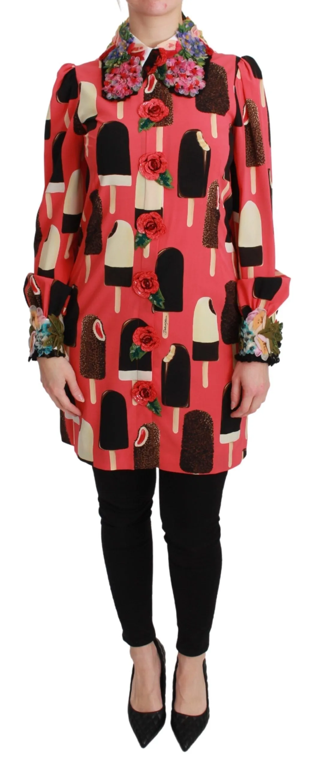 Pink Ice Cream Roses Sequined Dress sold by Lord & Taylor product image thumbnail 2