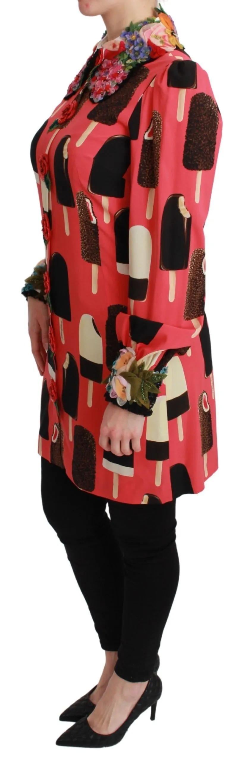 Pink Ice Cream Roses Sequined Dress sold by Lord & Taylor product image thumbnail 4