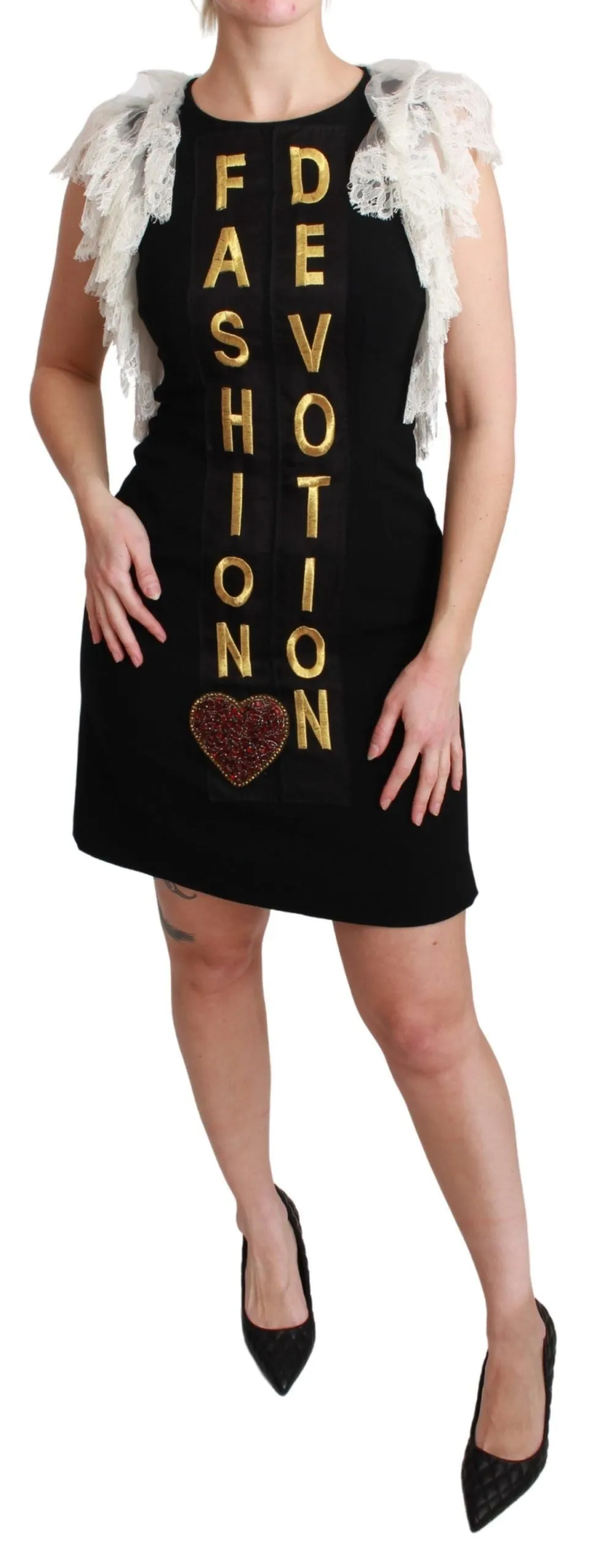 Black Fashion Devotion Sheath Mini Dress sold by Lord & Taylor