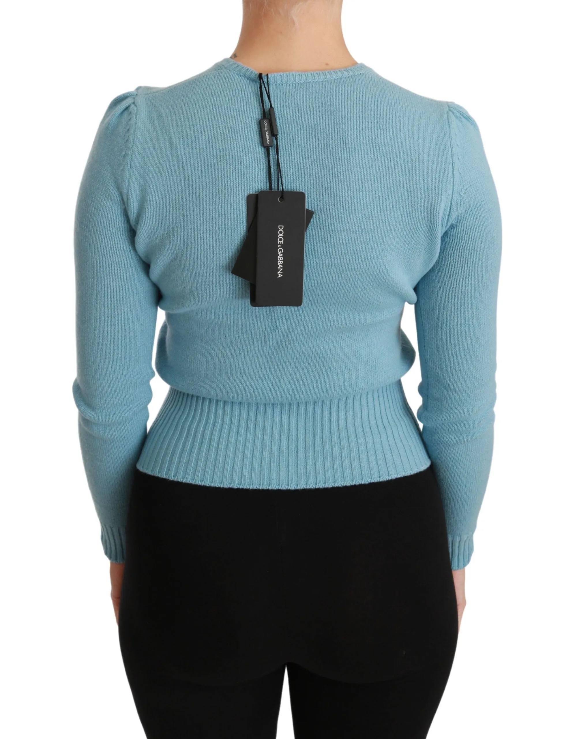 Blue Wool Queen Heart Pullover Sweater sold by Lord & Taylor product image thumbnail 4