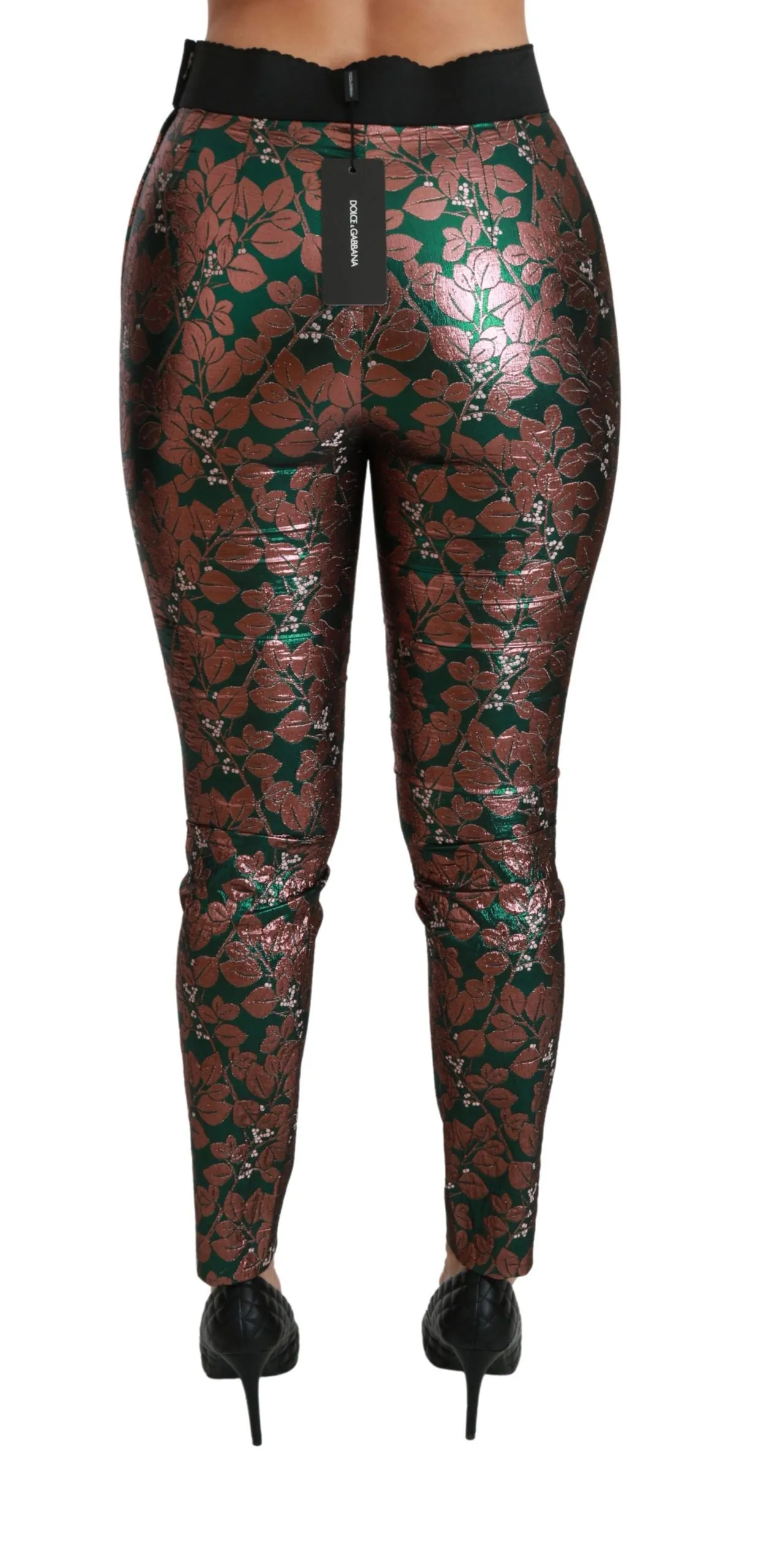 Green Bronze Leaf Tights Skinny Pants sold by Lord & Taylor product image thumbnail 5