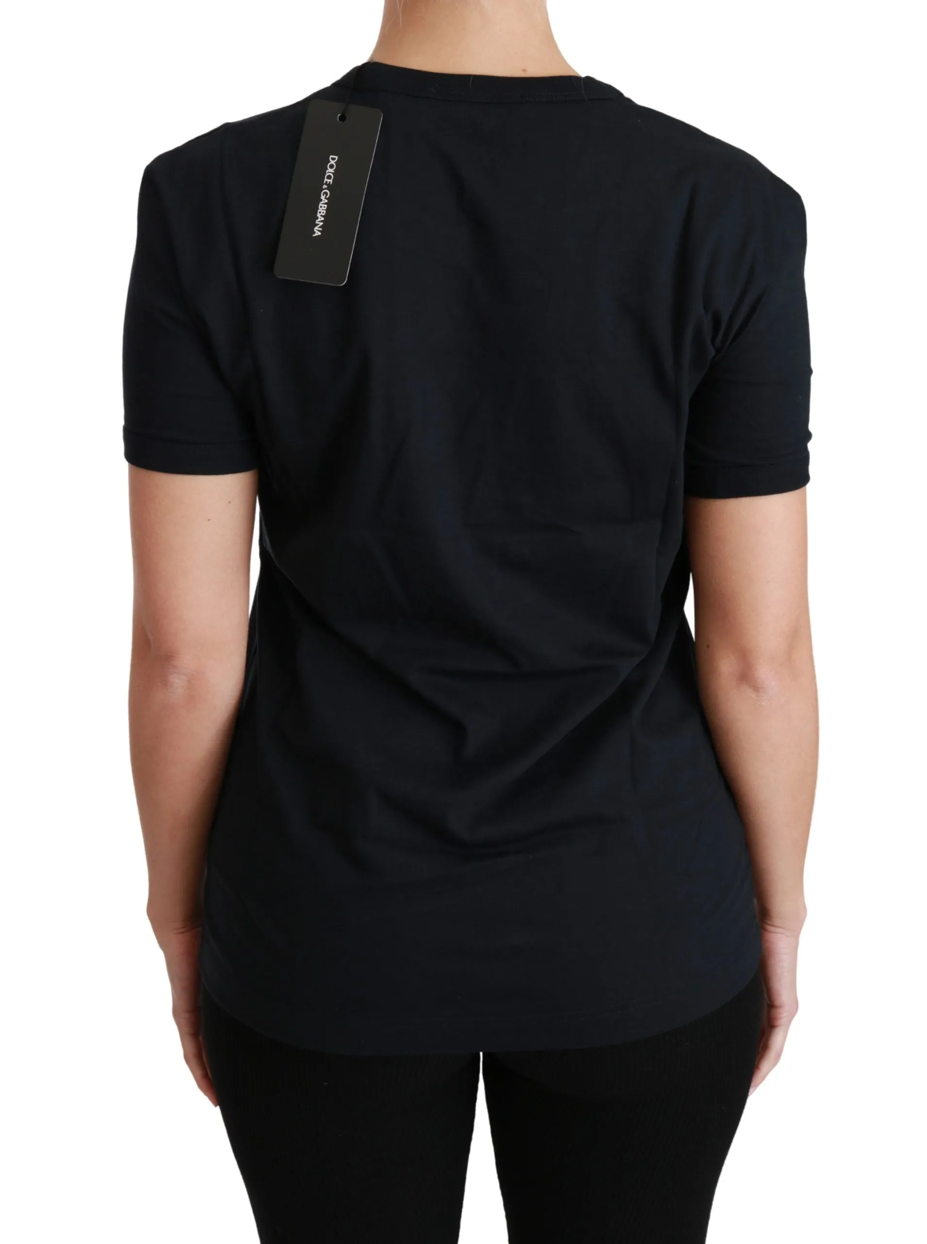 Blue Amore Patch Crewneck Cotton Top T-shirt sold by Lord & Taylor product image thumbnail 5