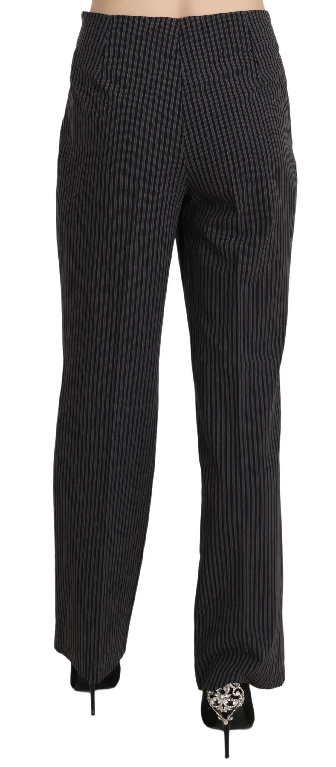 Black Striped Cotton Sretch Dress Trousers Pants sold by Lord & Taylor product image thumbnail 4