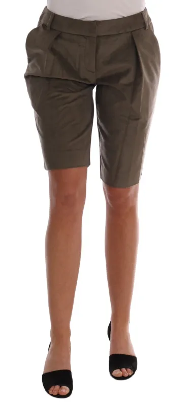 Brown Velvet Bermuda Shorts sold by Lord & Taylor