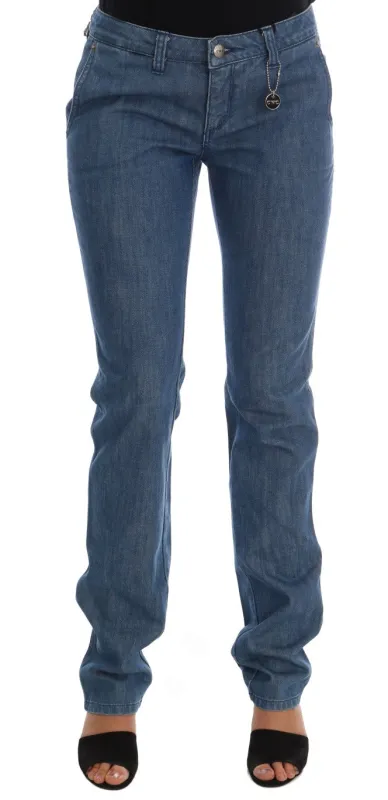 Blue Wash Cotton Slim Denim Jeans sold by Lord & Taylor