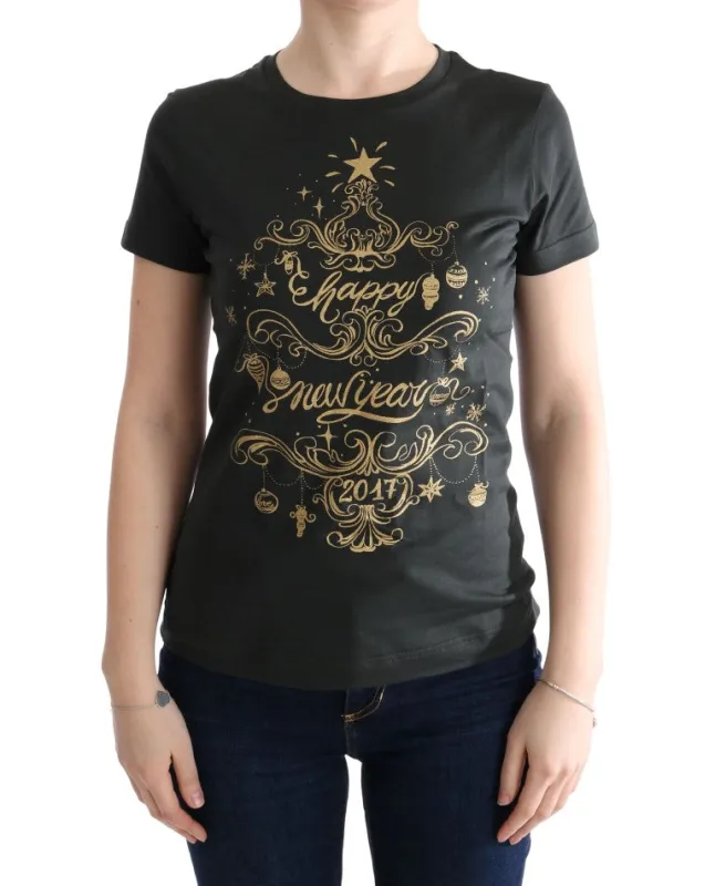 Green Cotton 2017 Motive T-Shirt made by Lord & Taylor