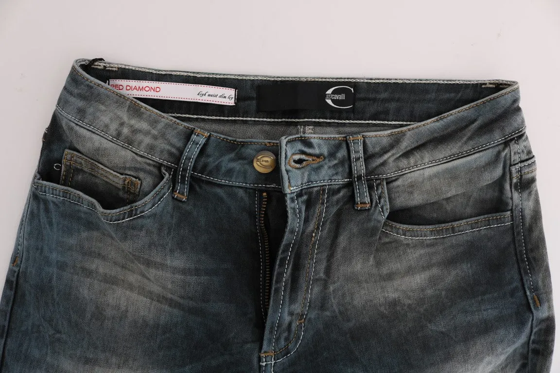 Blue Wash Cotton Blend Slim Fit Jeans sold by Lord & Taylor product image thumbnail 5