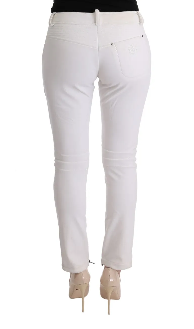 White Cotton Slim Fit Casual Pants sold by Lord & Taylor product image thumbnail 3