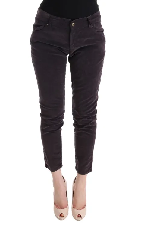 Brown Cotton Cropped Casual Pants sold by Lord & Taylor