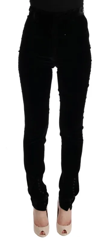 Black Velvet Slim Fit Pants sold by Lord & Taylor