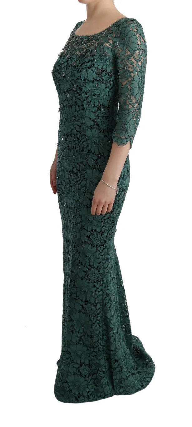 Green Floral Crystal Ricamo Sheath Dress sold by Lord & Taylor product image thumbnail 2