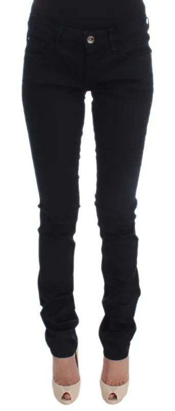 Blue Cotton Blend Slim Fit Jeans sold by Lord & Taylor