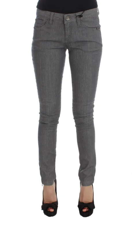 Gray Cotton Blend Slim Fit Jeans sold by Lord & Taylor