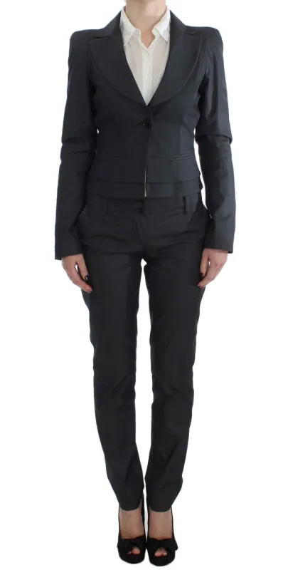 Gray One Button Two Piece Suit sold by Lord & Taylor