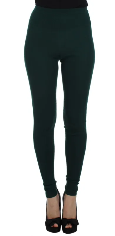Green Cashmere Stretch Tights Pants sold by Lord & Taylor
