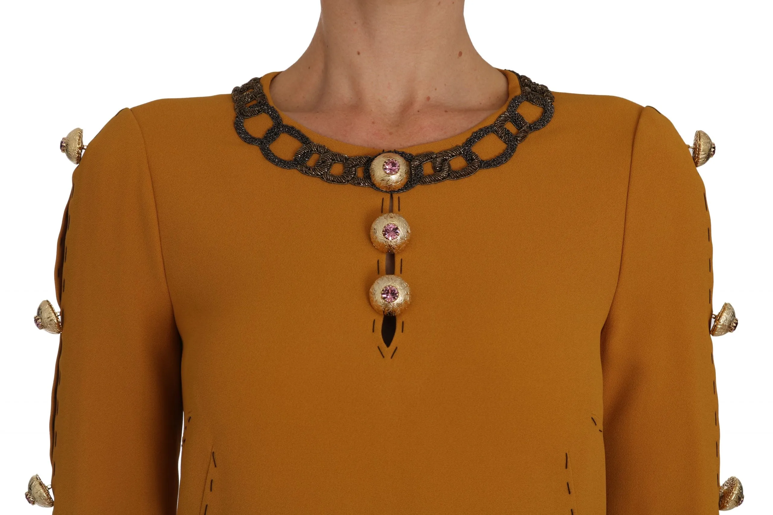 Brown Mini Crystal Embellished Dress sold by Lord & Taylor product image thumbnail 2