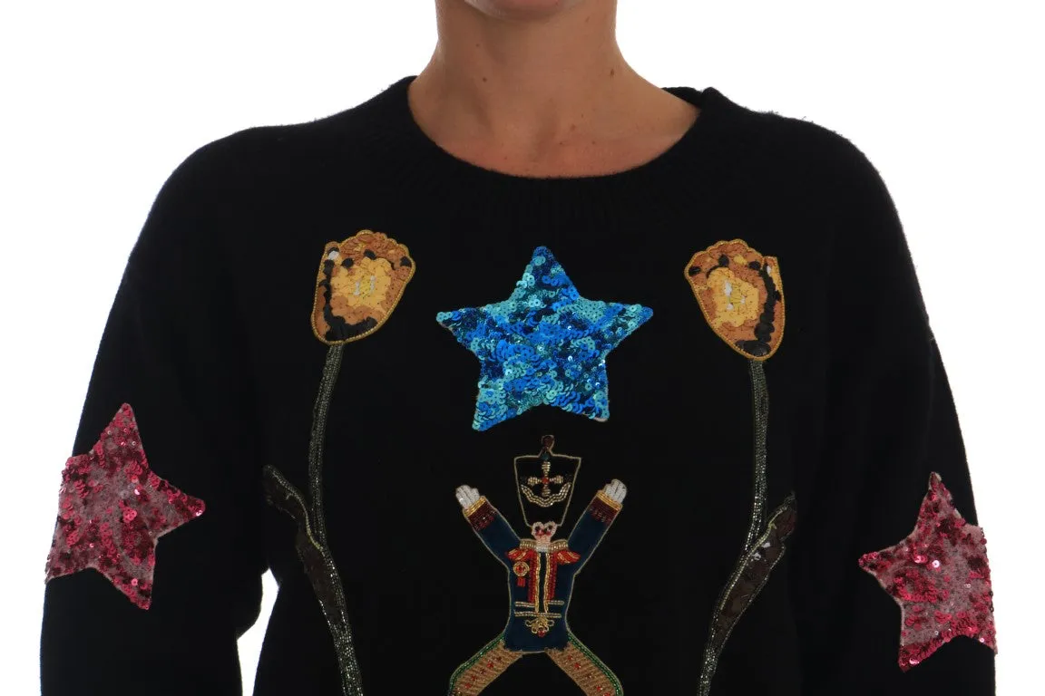 Fairy Tale Crystal Black Cashmere Sweater sold by Lord & Taylor product image thumbnail 3