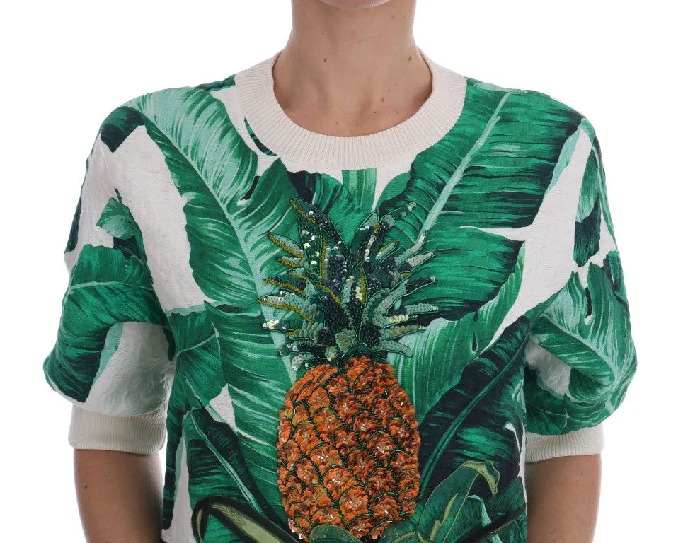 Pineapple Banana Sequins Crewneck Sweater sold by Lord & Taylor product image thumbnail 4